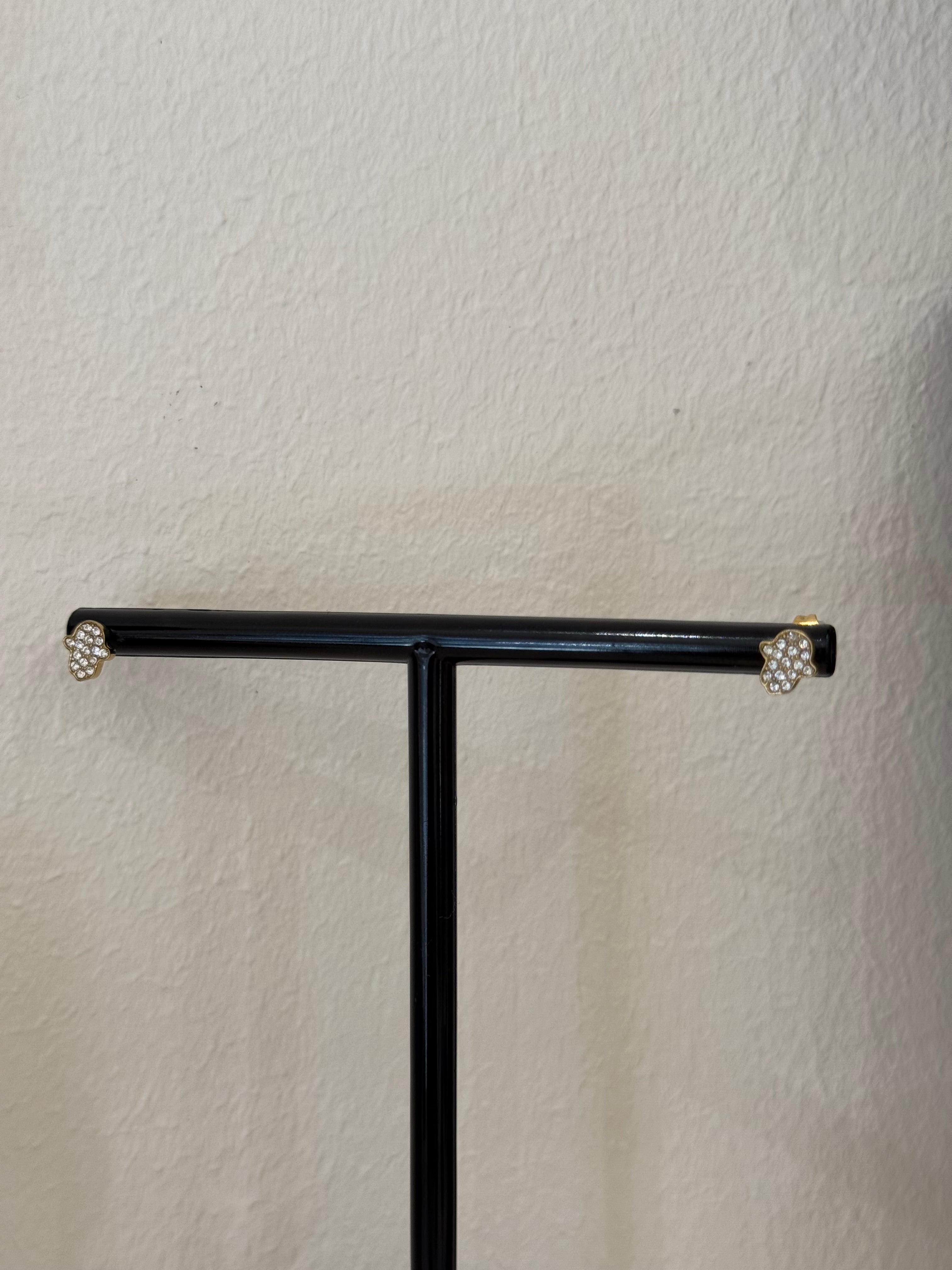 Boucles d'oreille Khamsa Doré