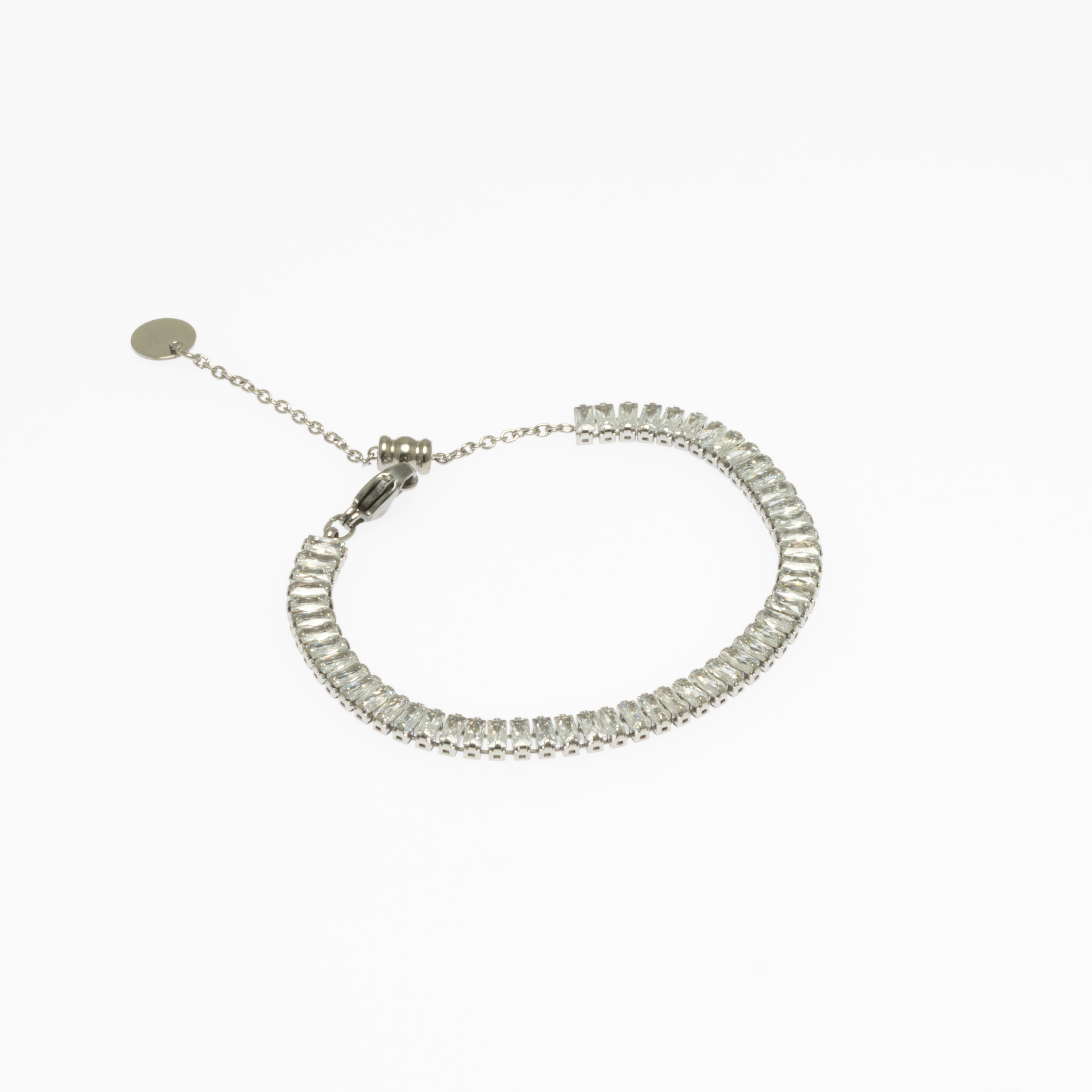 Bracelet Rivière Baguette Argenté
