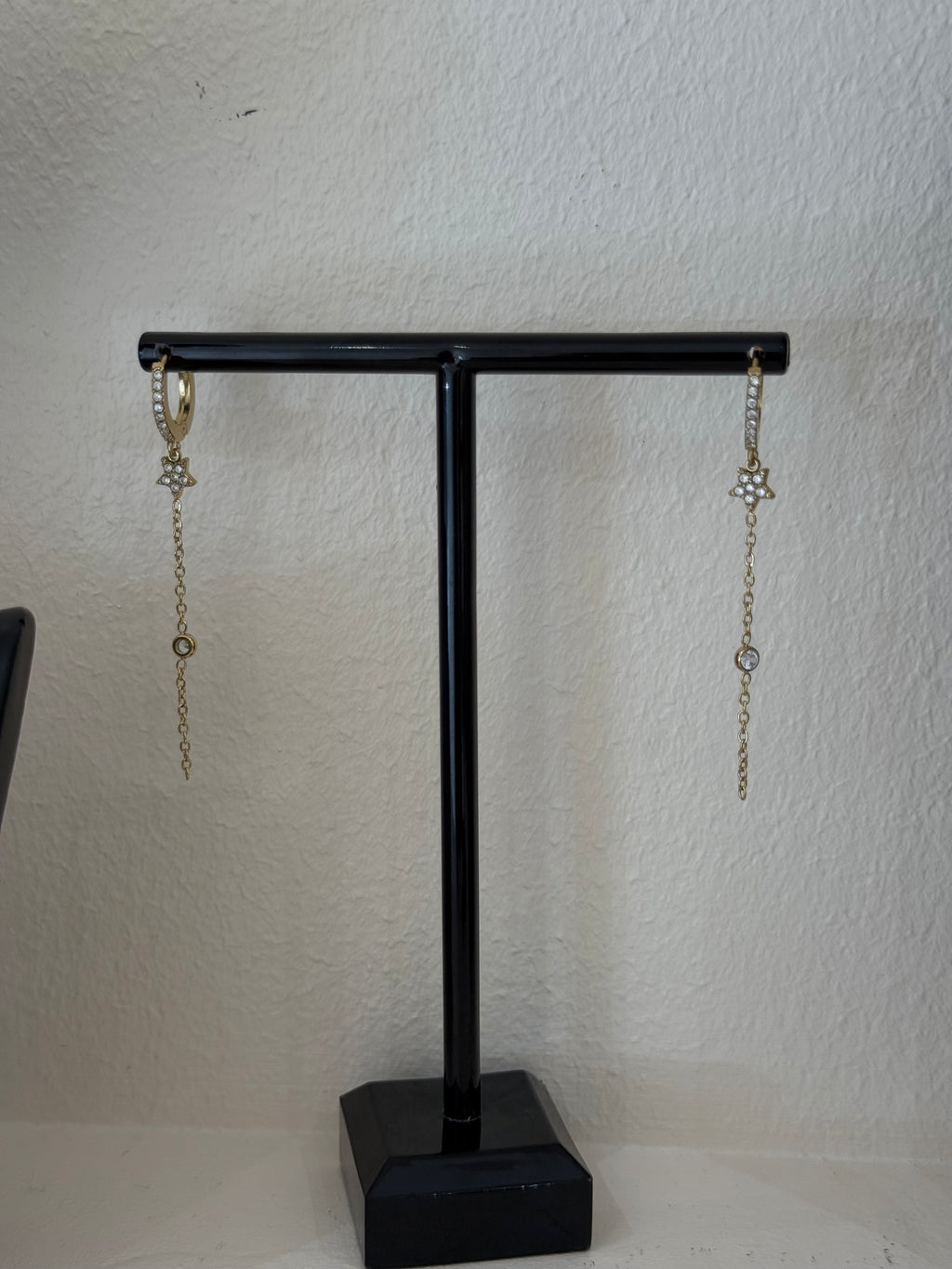 Boucles d'oreille Étoile pierreDoré