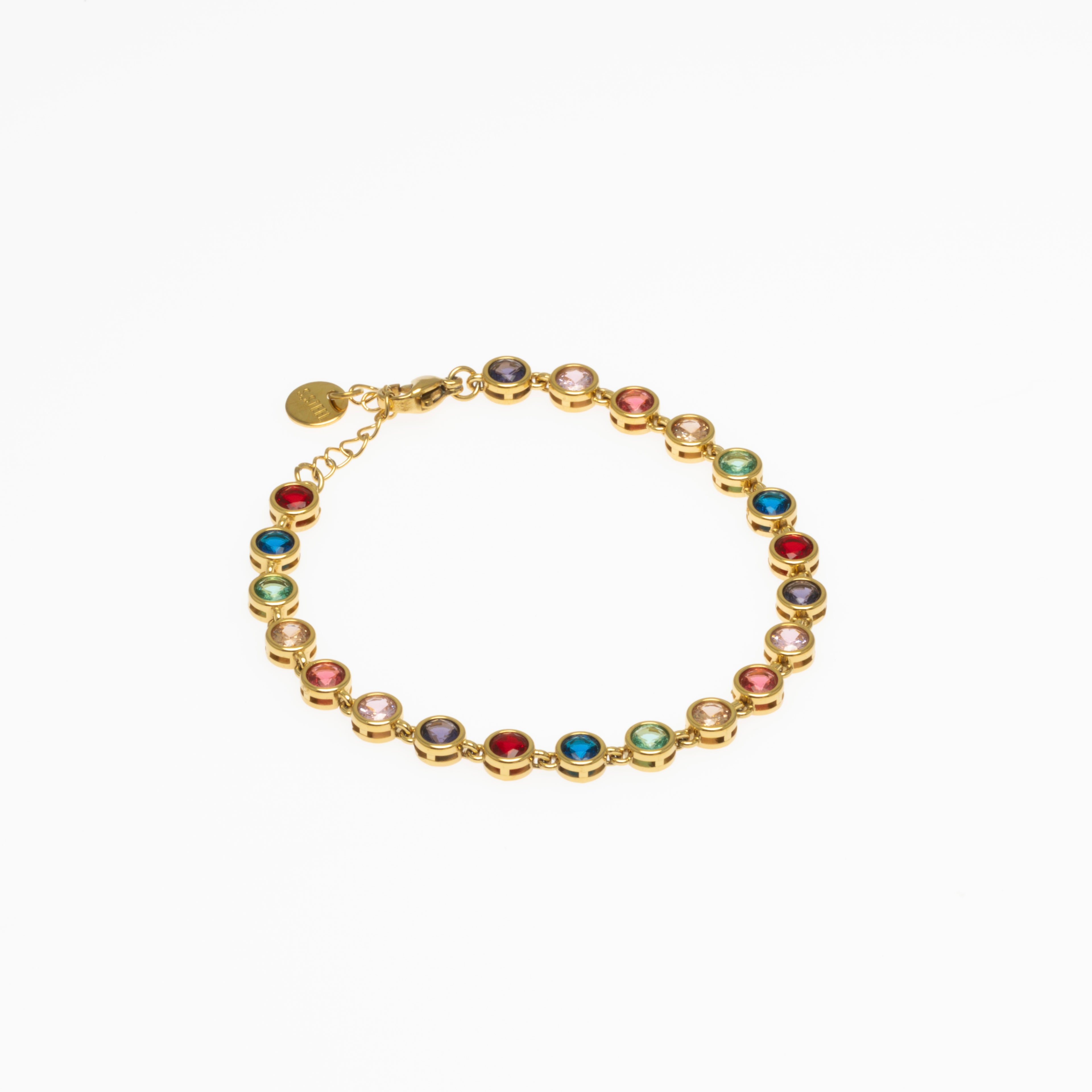 Bracelet Cercle Cristal Multicolore