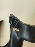 Boucles d'oreille 3 Étoiles Doré