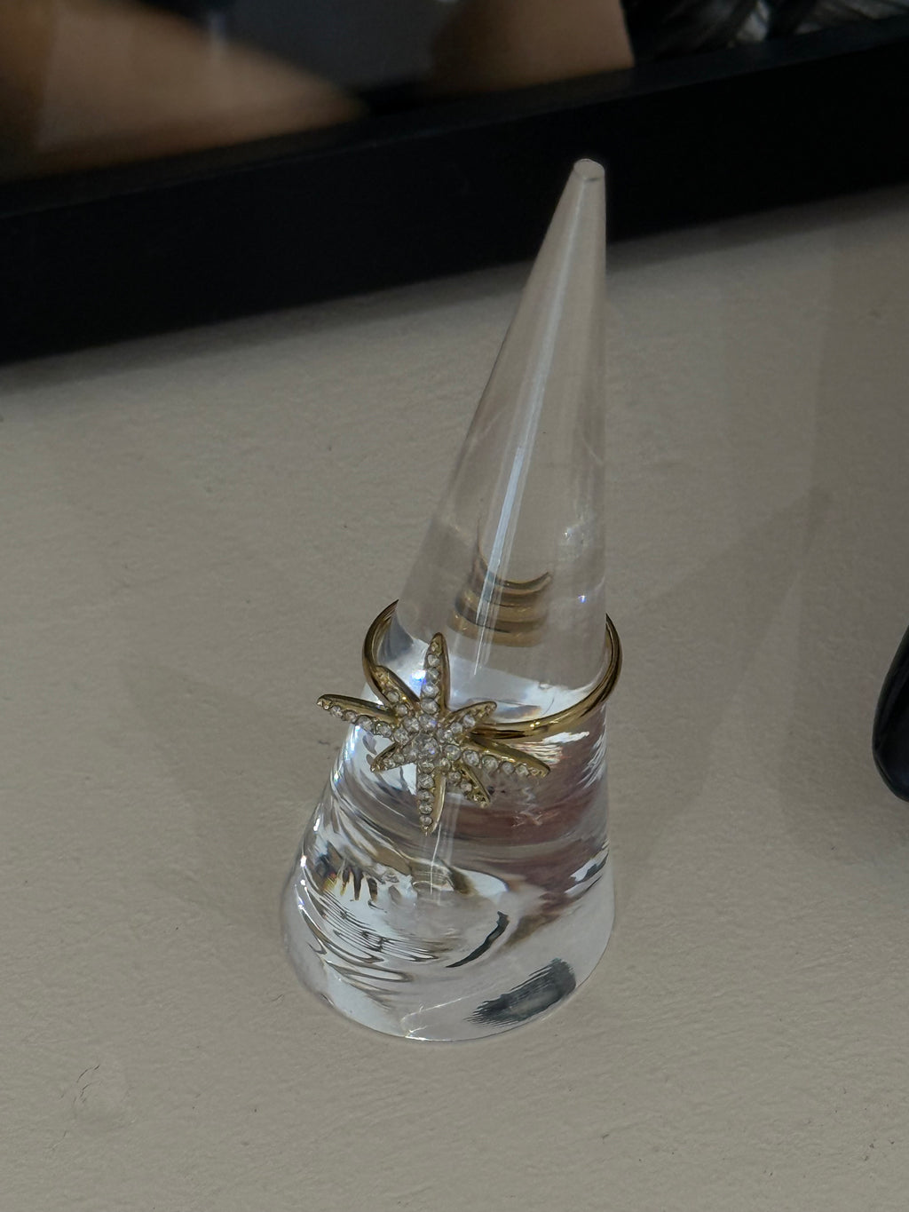 Bague fine Doré Étoile