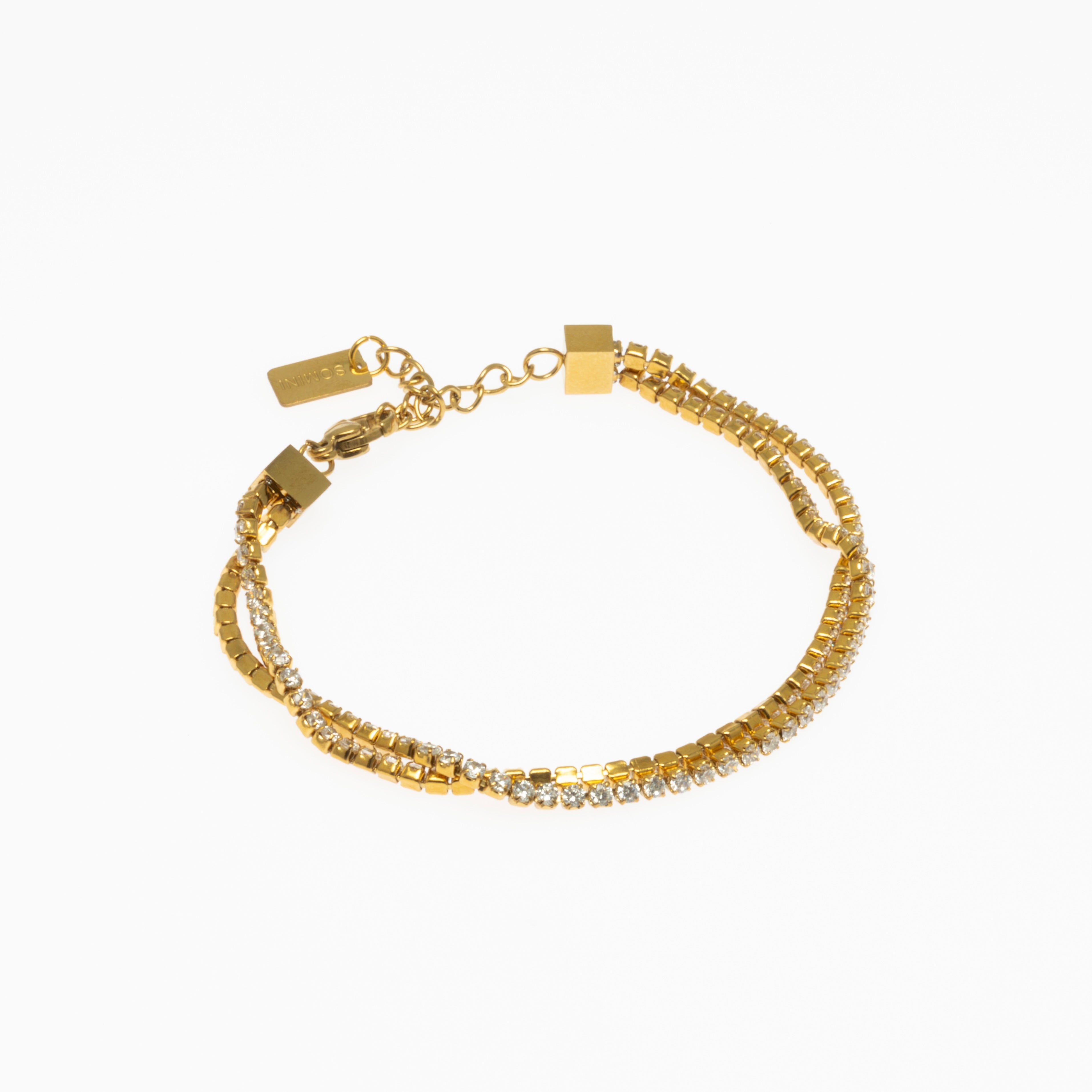 Bracelet Rivière 2-en-1 Doré