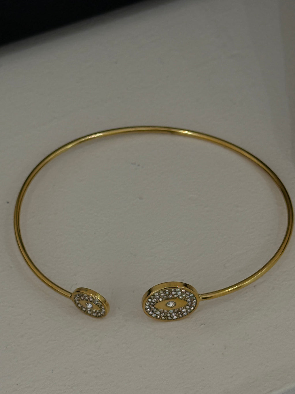 Bracelet Doré rond Œil