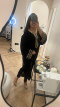 Caftan velours - Marron