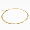 Collier Cœurs Blancs Doré