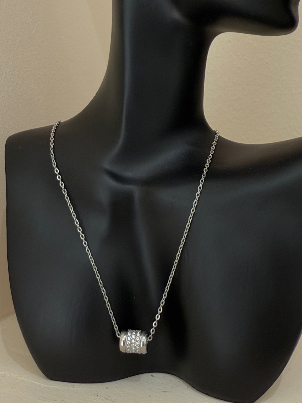 Collier Pendentif Boule Argent