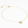 Collier Pendentif trèfle cristal