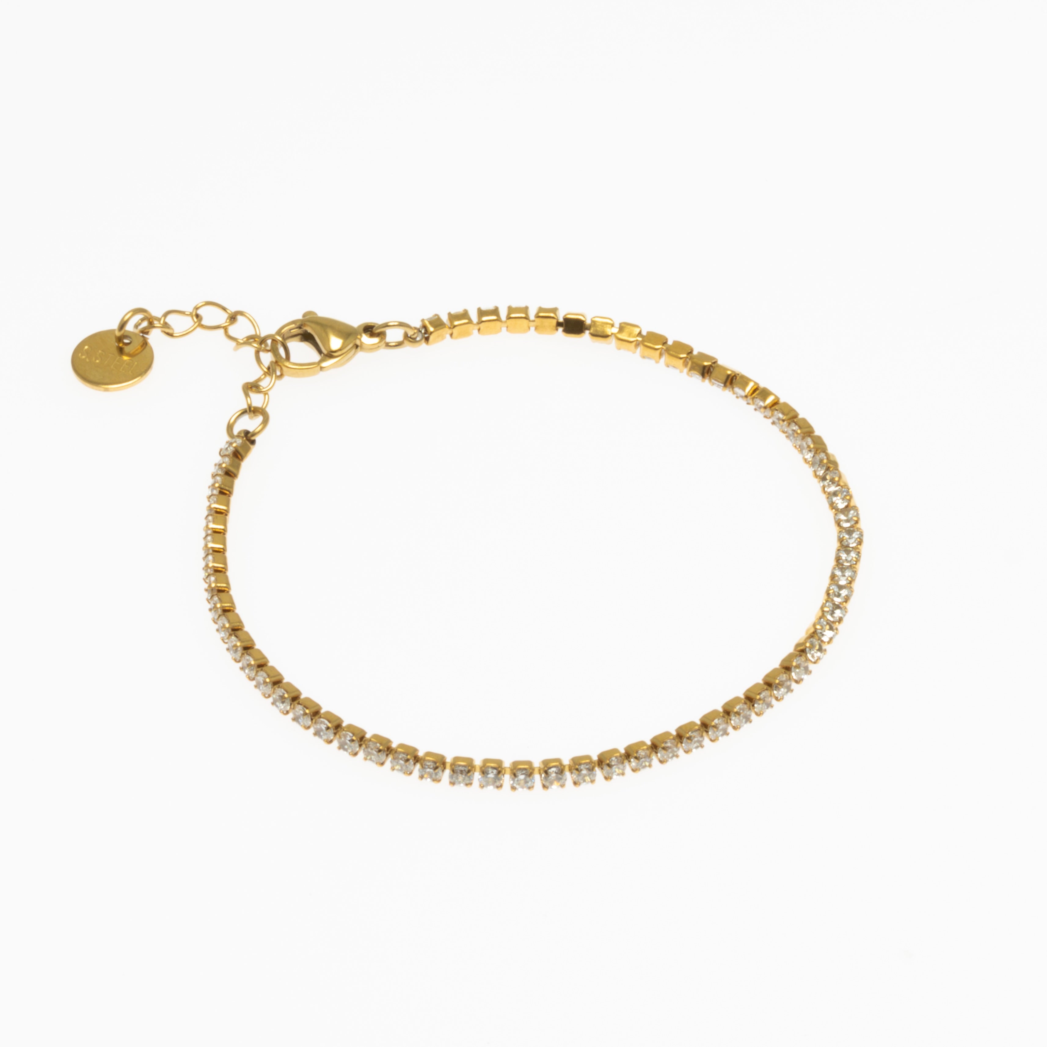 Bracelet Rivière Doré fine