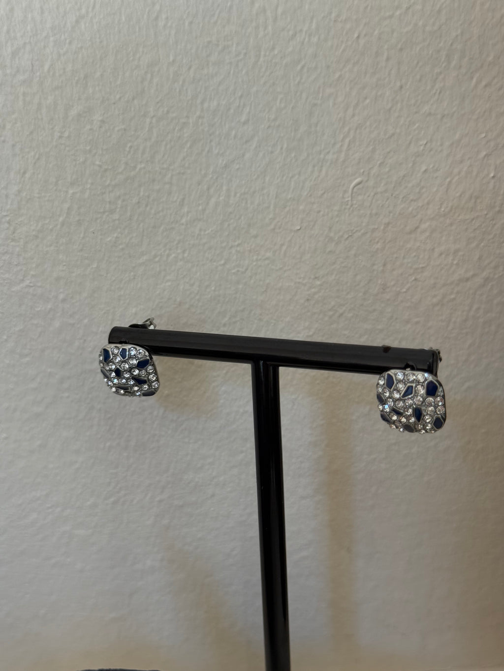 Boucles d’oreilles Bleu Argent