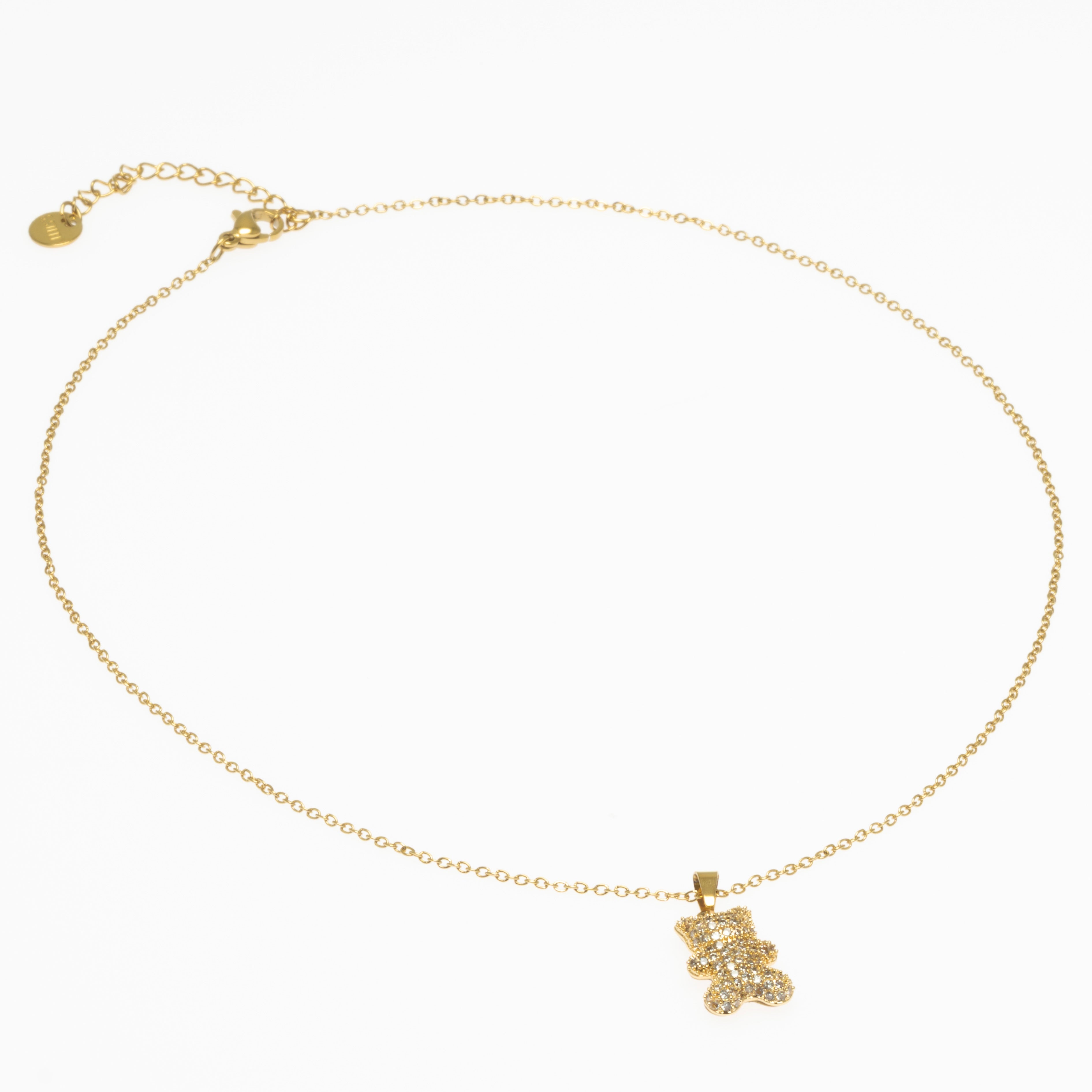 Collier Pendentif Teddy Doré