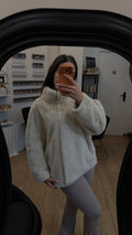 Fausse fourrure - BEIGE (Taille unique)