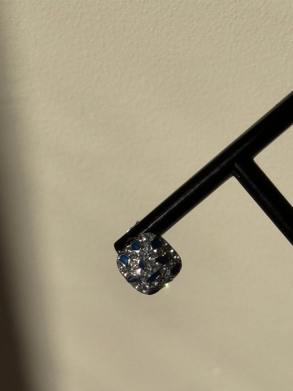 Boucles d’oreilles Bleu Argent