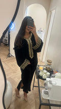 Caftan velours - Noir