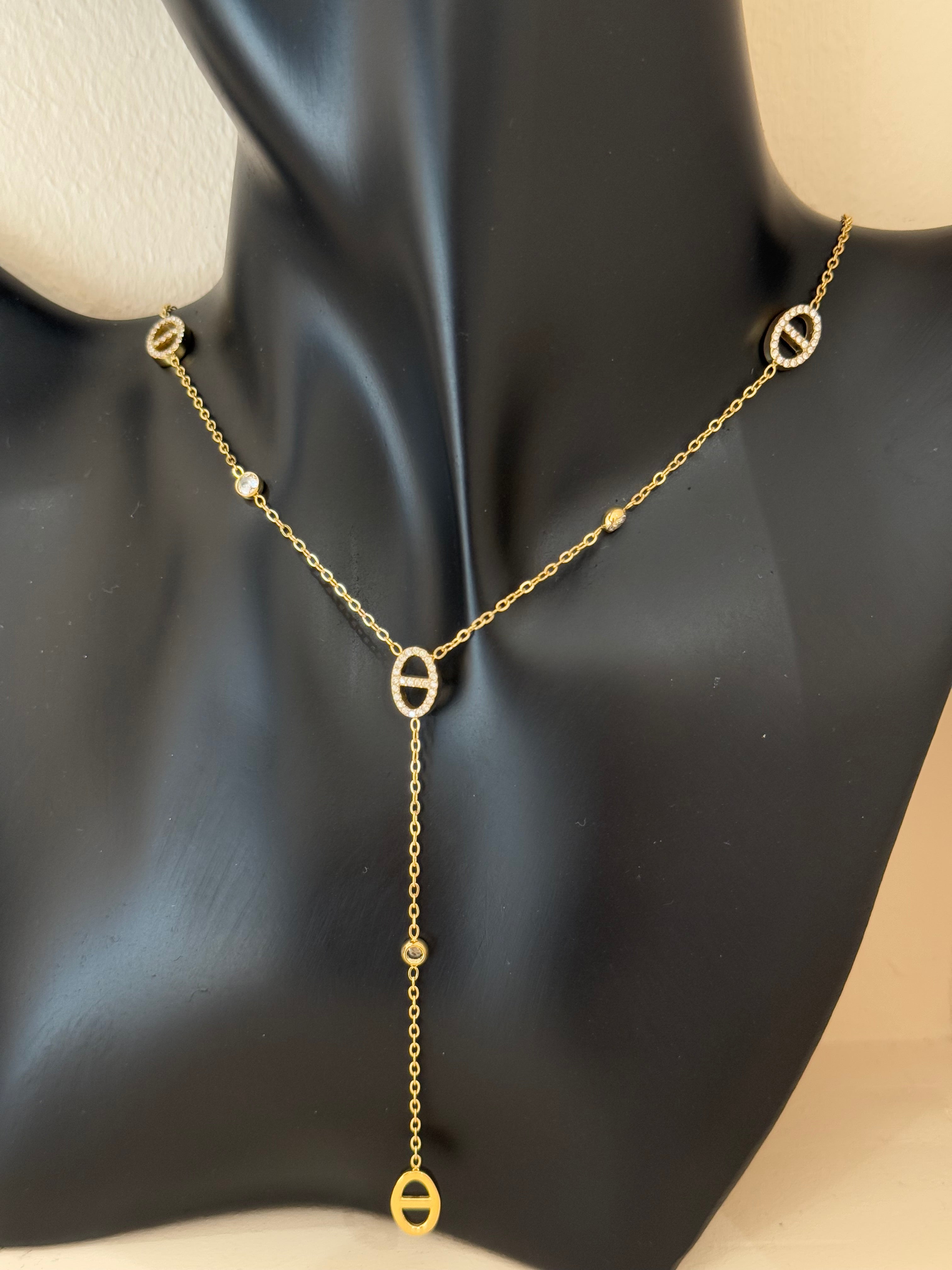 Collier Pierres Maille