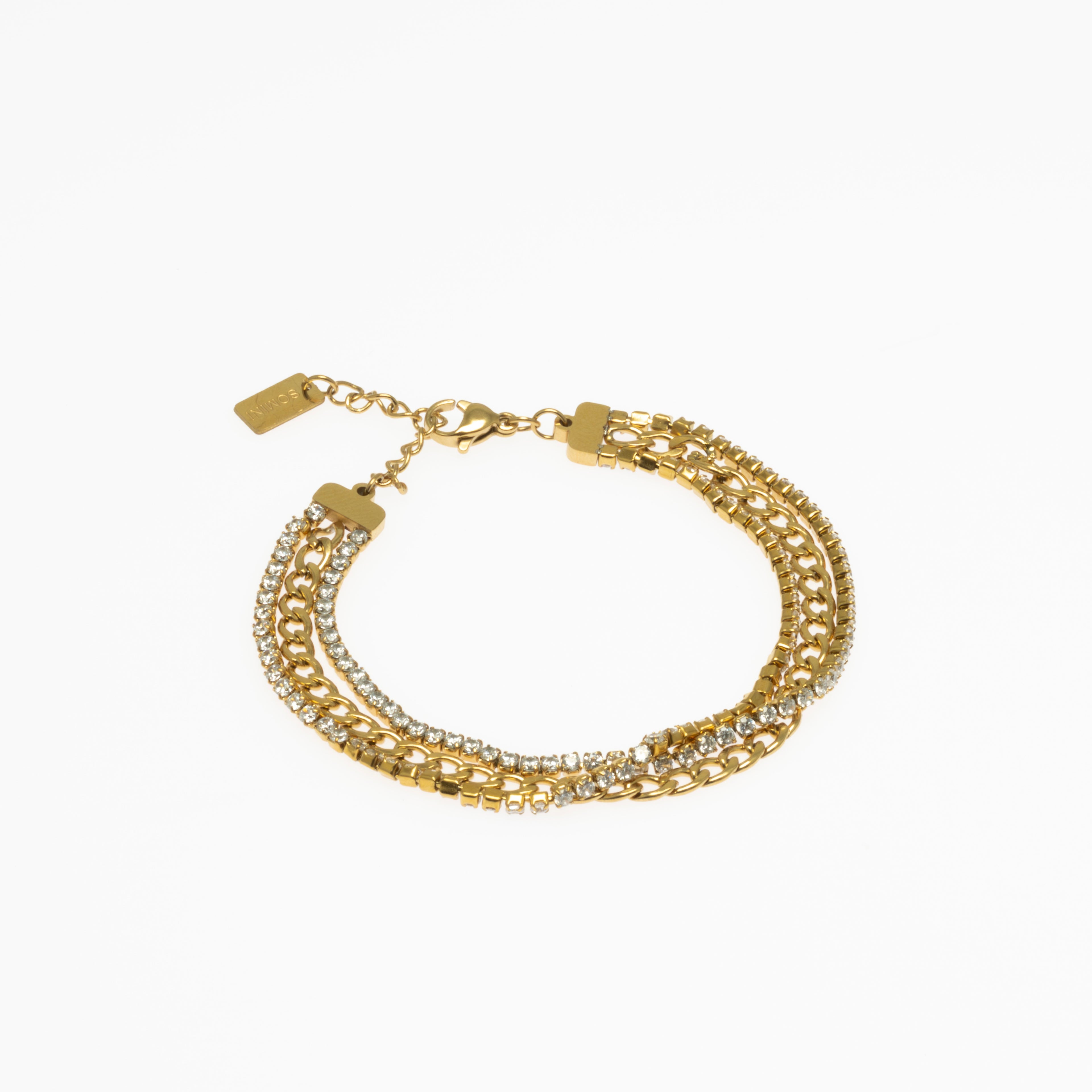 Bracelet Trio Rivière & Chaîne
