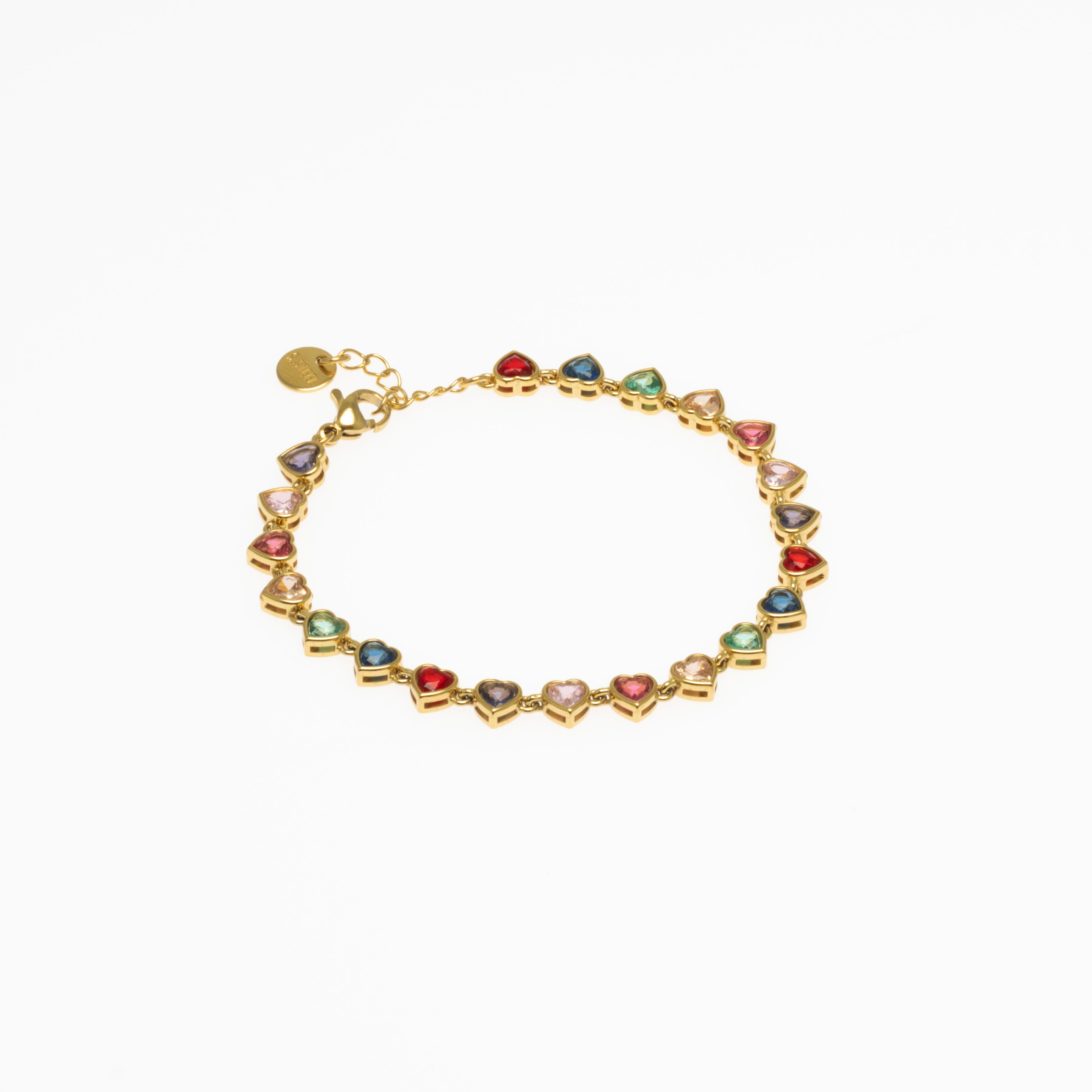 Bracelet Cœurs Multicolores