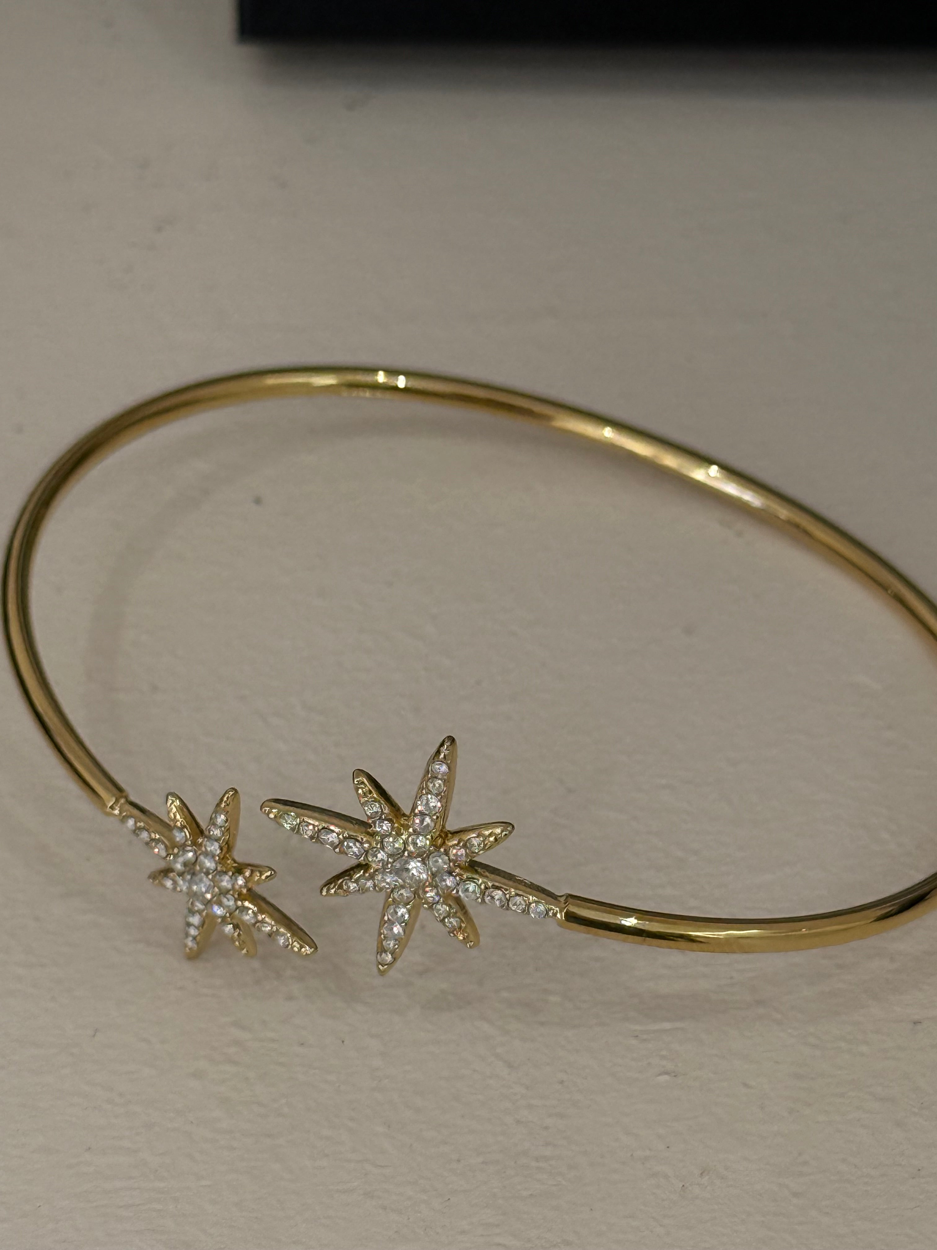 Bracelet Doré 2 Etoiles