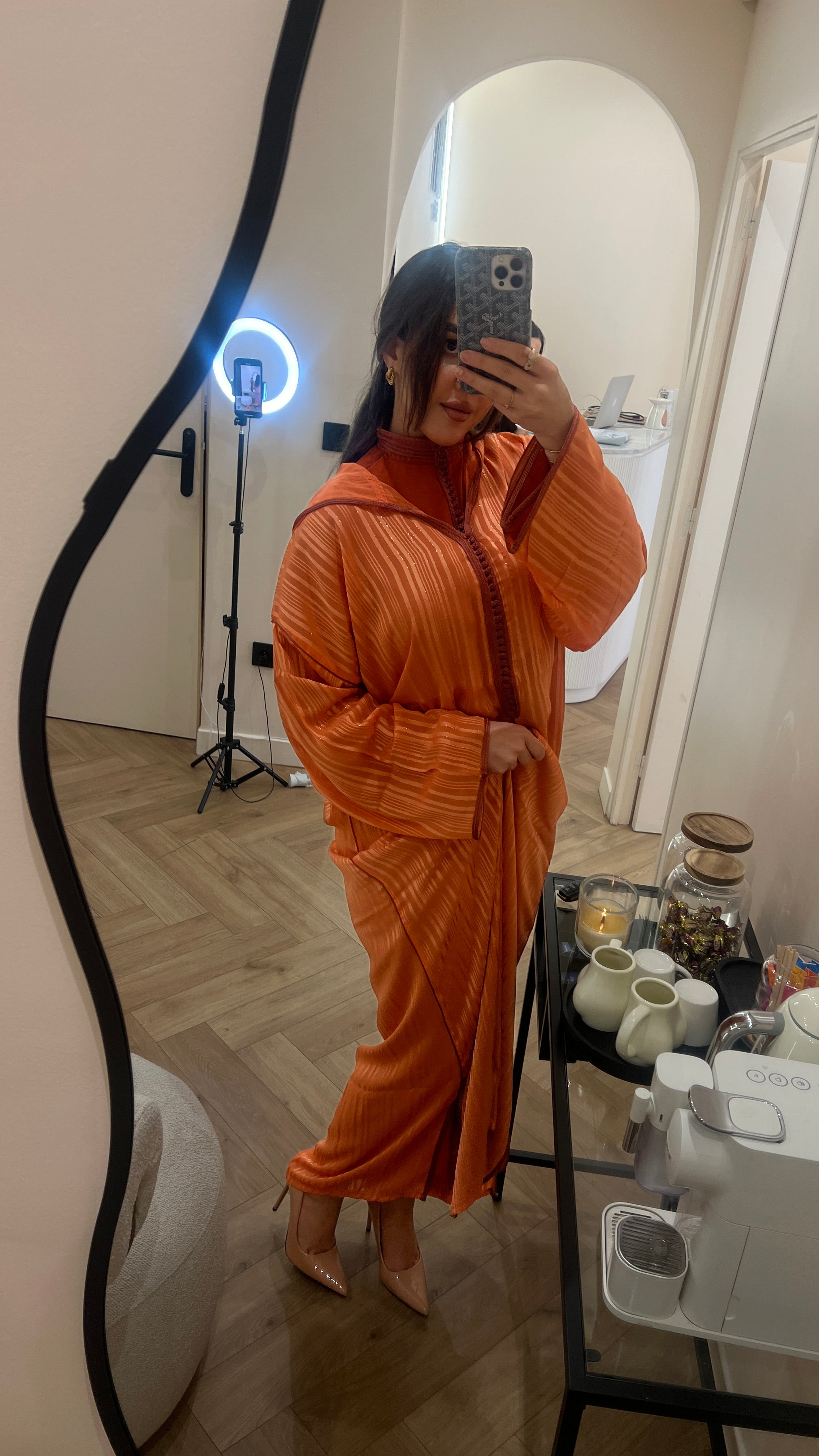 Djellaba 2 pièces - Orange