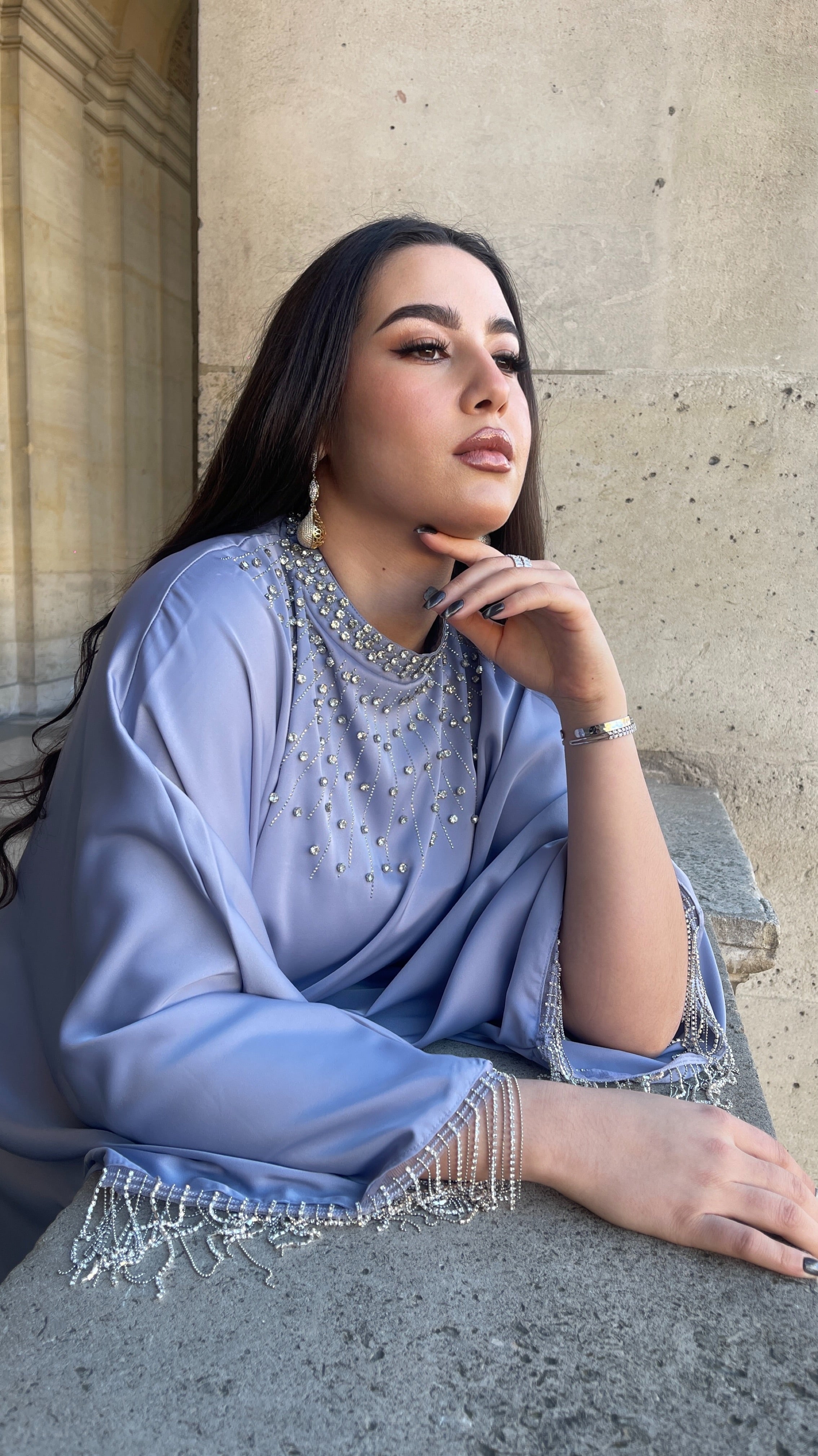Abaya blue 🦋