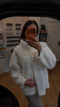 Fausse fourrure - BLANC (Taille unique)