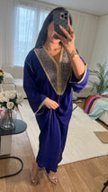 Caftan Marocain léger - Royal blue