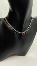 Collier tendance - couleur argent
